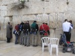 Team at Wailing Wall
