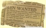 Shackelton's Want Ad
