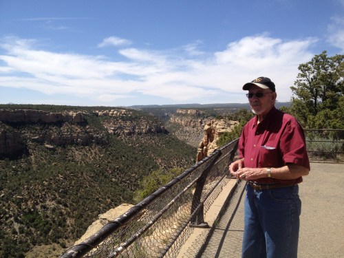 Dad at Mesa Verde