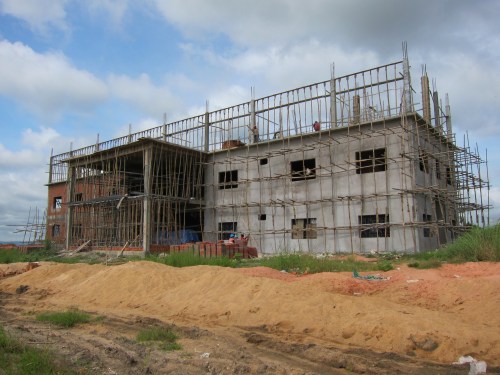 Construction continues on The Hope Center in Poipet, Cambodia.