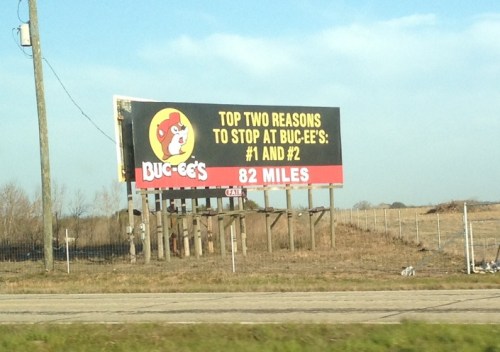 Buc-ees Sign