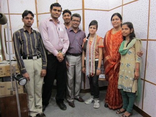 The Khush Khabri production team.