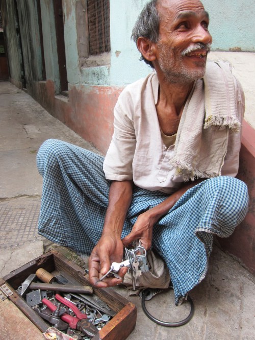 Making keys the old-fashioned way.