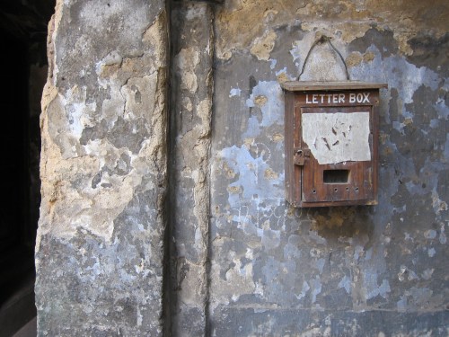 Letter Box at a home in Sova Bazar. | 16 March 13 | Kolkata, India
