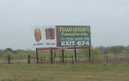 Pecan Billboard