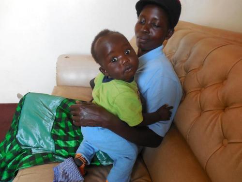 Yowerina and Jonson at Comforter's Center