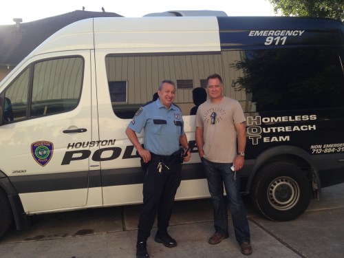 Officer Giraldo and Chad Prigmore