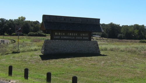 Lake Somerville Sign