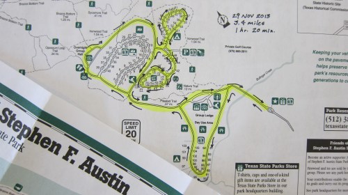 Paved Hike Map