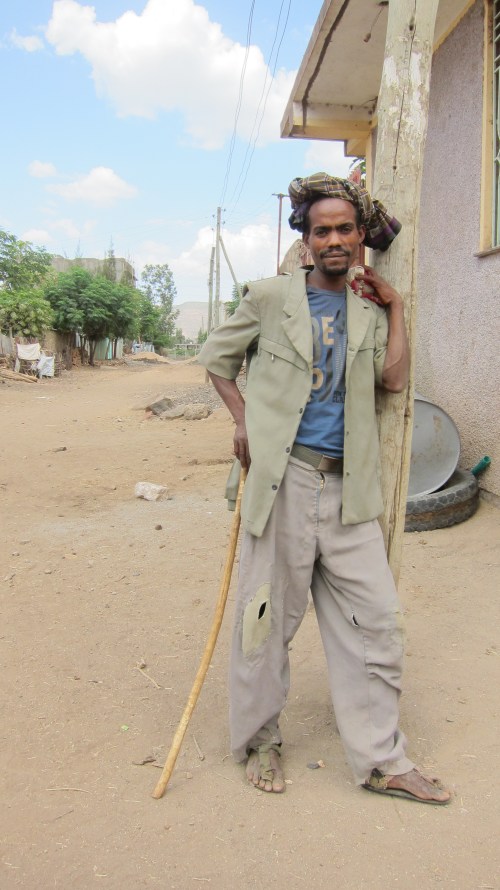 Ethiopian Man w Cane