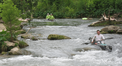 Our good friend Ben Duckett running Cottonseed Rapids.