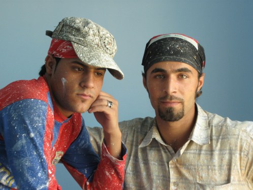 Painters | Kurdish Refugee Clinic | 30 Oct 08 | Northern Iraq