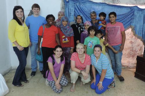 The members of this family live in a single room and own only what they are wearing.