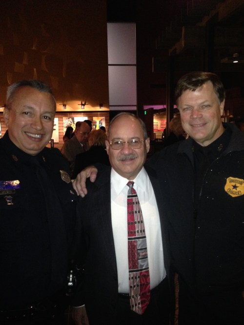 With HPD's Senior Police Officer Giraldo and Sergeant Wick.