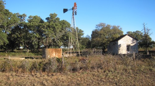 Windmill & House