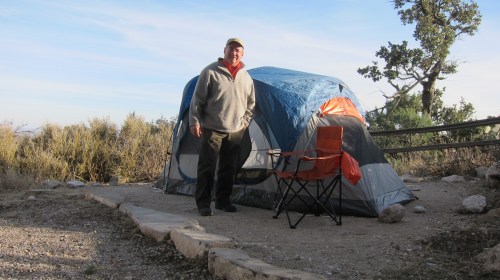 It was a cold night in my tent. Temps hovered around 36 degrees.