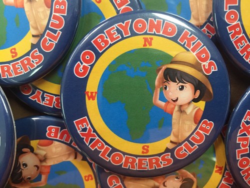 Go Beyond Kids Explorers Club Button