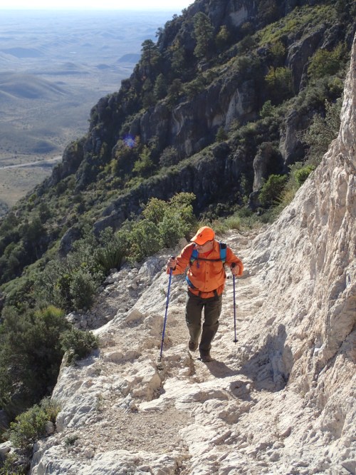 Omar on Guadalupe Peak Trail